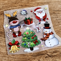 Nažehľovacia nálepka - Vianočný Mix - 12 x 12 cm