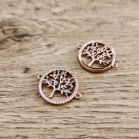 Medzikus - Strom - 24 x 20 mm - Rose gold