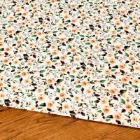 Úplet - Krémové ruže s lístkami - cena za 10 centimetrov