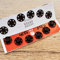 Patent kovový 15 mm - čierny