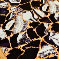 Kostýmovka - Čierno zlatá - cena za 10 cm