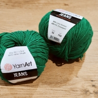YarnArt - Jeans - 52 zelená