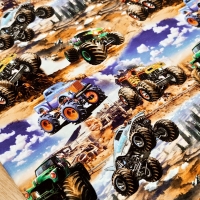 Teplákovina - Monstertruck - cena za 10 centimetrov