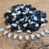 Hot fix nažehľovacie kamienky 5 x 8 mm - Crystal