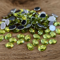 Ozdobné kamienky 6 x 8 mm - Jonquil