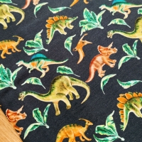 Teplákovina - Dinosaury - cena za 10 centimetrov