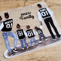 Nažehľovacia nálepka - Super Family