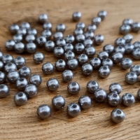 Perličky 8 mm - šedé