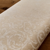 Látka pretkávaná lurexovou niťou striebornou - Ornamenty - cena za 10 cm