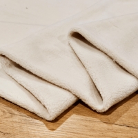 Látka Baranček - Sherpa - kratší vlas - Béžová