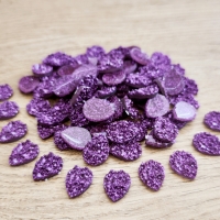 Ozdobné kamienky 10 x 14 mm - drsné - Fialová