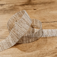 Ozdobná stuha 38 mm - Zlatá