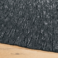 Prešívaná vetrovkova látka - Čierna I - cena za 10 centimetrov