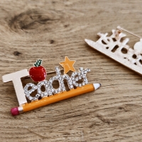 Brošňa ozdobná Teacher - 31 x 59 mm