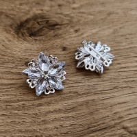 Brošňa ozdobná 25 mm - Kvietok II