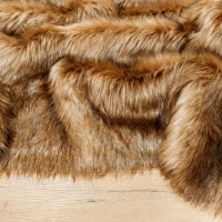 Kožušina umelá - Camel II - cena za 12 cm, 1500 g/m
