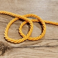 Točená šnúrka 6,5 mm - Žltá