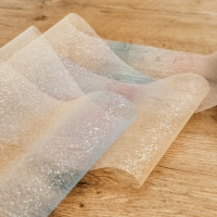 Tyl flitrový 15 cm - dúhový - Odtieň I