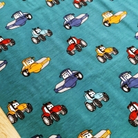 Úplet - Traktor, Báger na tyrkysovom - cena za 10 centimetrov