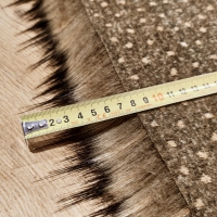 Kožušina umelá - Black Lion - cena za 10 cm, 1000 g/m²