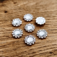 Ozdoba štrasová 10 mm - Crystal