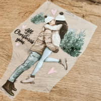 Nažehľovacia nálepka - All I Want for Christmas Is You - 17,4 x 25 cm
