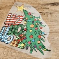 Nažehľovacia nálepka - HoHoHo - 23 x 22,1 cm