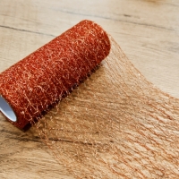 Tyl 15 cm - Pavučina - Červený