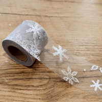 Tylová stuha 60 mm - Šedá