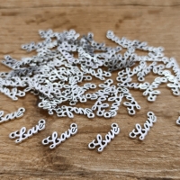 Medzikus Love 20 x 7 mm - Strieborný