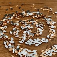 Ozdobné kamienky 5 x 10 mm - hladké - Topaz