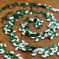 Ozdobné kamienky 5 x 10 mm - hladké - Emerald