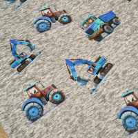 Teplákovina - Stroje - cena za 10 centimetrov