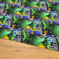 Teplákovina - Minecraft - cena za 10 centimetrov