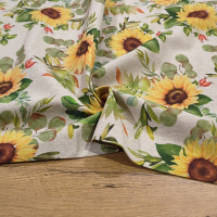 Bavlna režná - Slnečnica - cena za 10 centimetrov