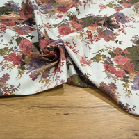 Bavlna režná - Magic Flowers - cena za 10 centimetrov