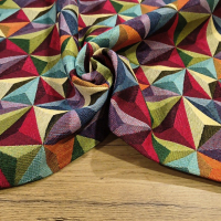 Bavlna režná - Crystal Pattern - cena za 10 centimetrov