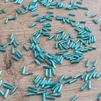 Trubičky - 10 gramov - Smaragdové