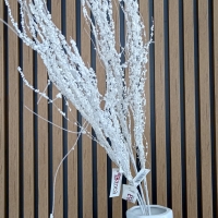 Dekorácia - Halúzká - Flitrová - 80 cm