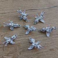 Prívesok Anjelik - 22 x 16 mm - Strieborný