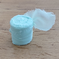 Ozdobná stuha Pastel - 40 mm - Svetlý tyrkys - Balenie 5 metrov