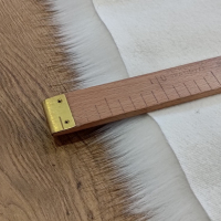 Kožušina umelá - Zlato-hnedý melír - cena za 10 cm, 1500 g/m