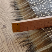 Kožušina umelá - Lion Heart TOP - cena za 10 cm, 1800 g/m, 90 mm