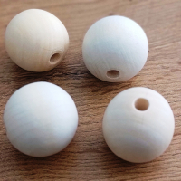 Korálka drevená - 40 mm - Natur