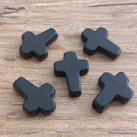 Korálka krížik 16 x 12 mm - Čierny agát