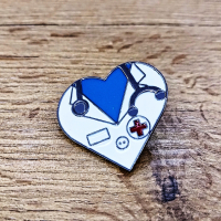Brošňa ozdobná - Srdce doktorské