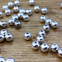Korálky 8 mm - Strieborné