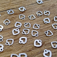 Prívesok Srdiečko - 8 x 6 mm