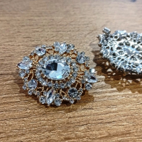 Brošňa - Zlatá - 43 x 35 mm