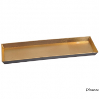 Dekoračný podnos - 44 x 13 cm - Zlatý